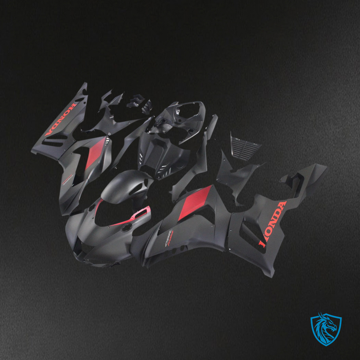 Honda CBR1000RR-R (2020-2023) Black & Red Logo - Fairing Kit