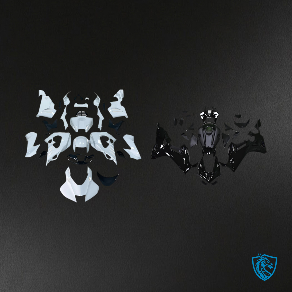 Honda CBR1000RR-R (2020-2023) Black - Fairing Kit
