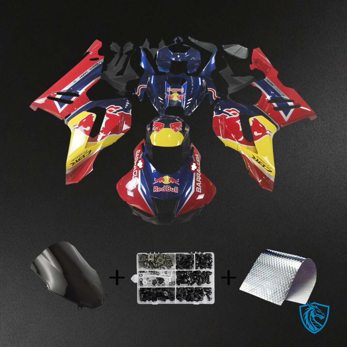 Honda CBR1000RR-R (2020-2023) Red Yellow & Blue - Fairing Kit