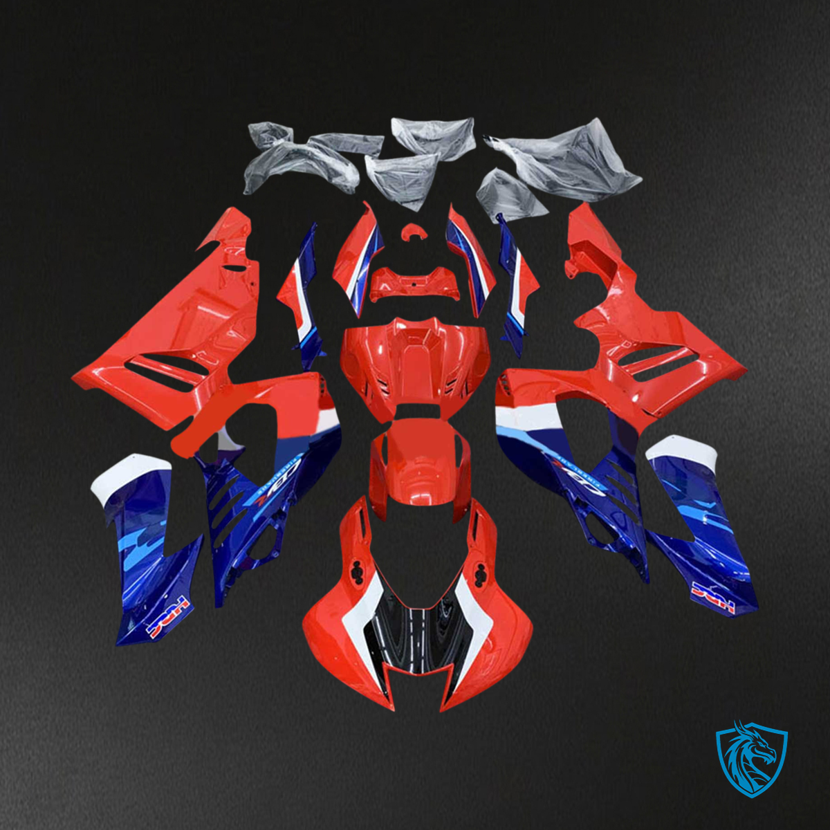 Honda CBR1000RR-R (2020-2023) Red & Blue - Fairing Kit