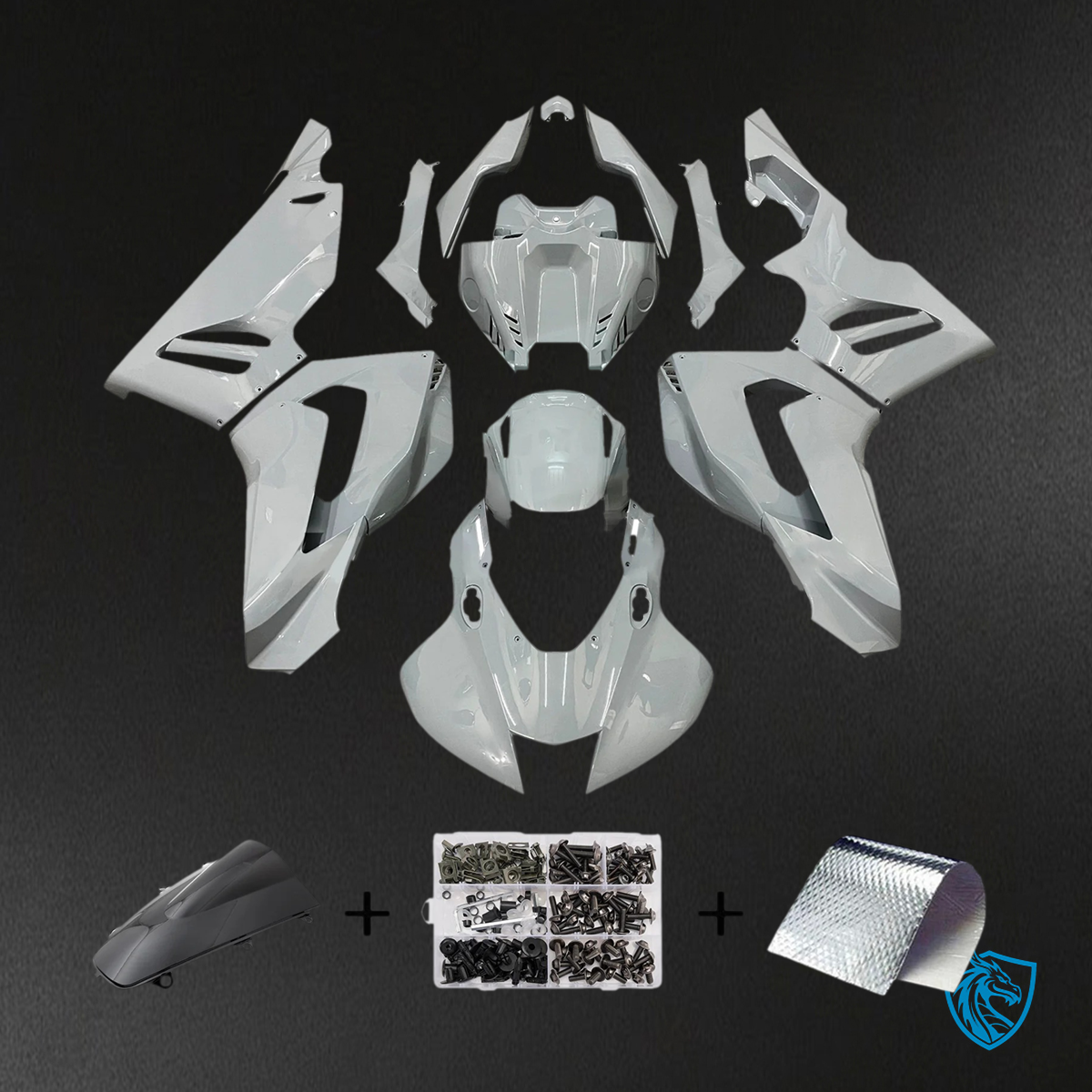 Honda CBR1000RR-R (2020-2023) White - Fairing Kit