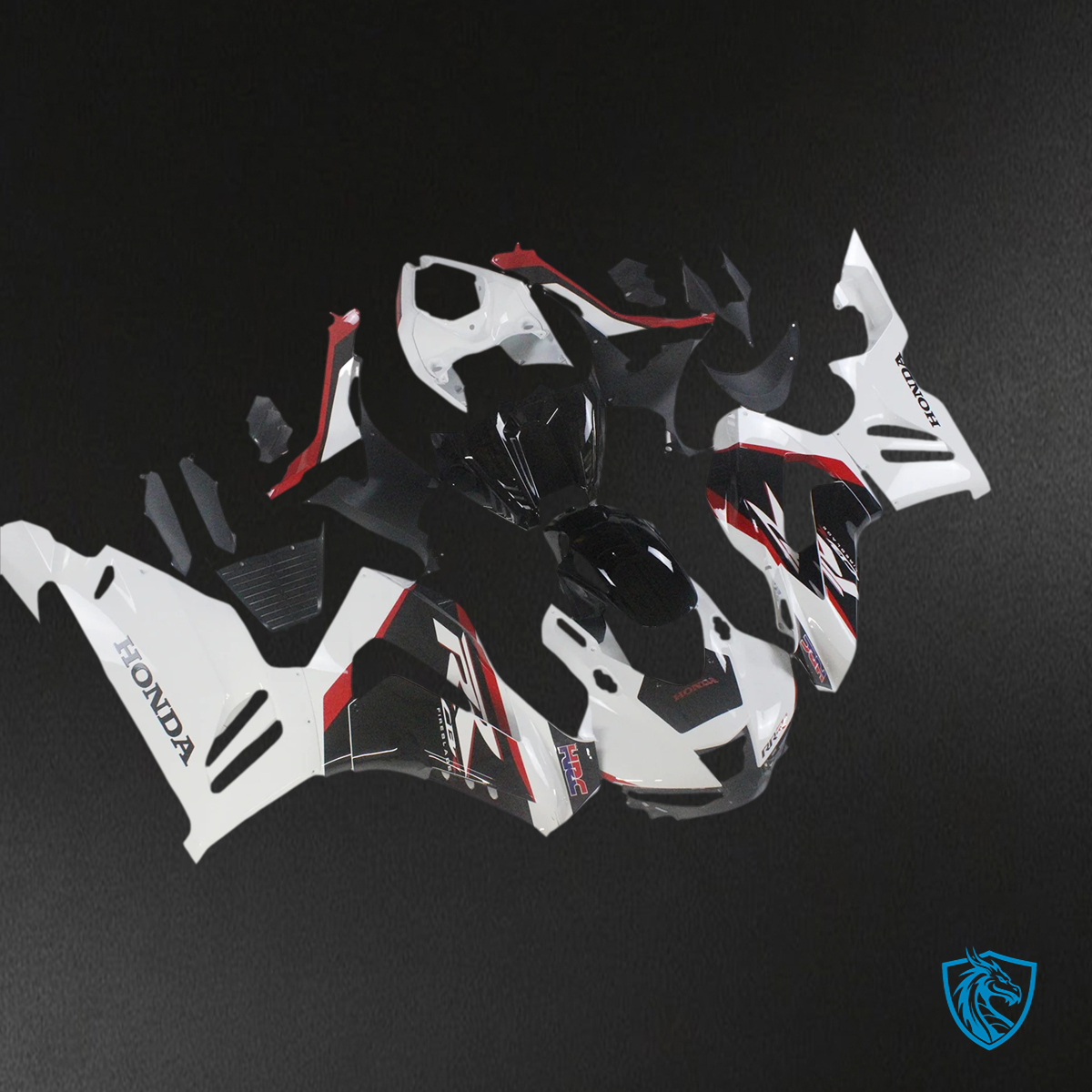 Honda CBR1000RR-R (2020-2023) White & Red - Fairing Kit