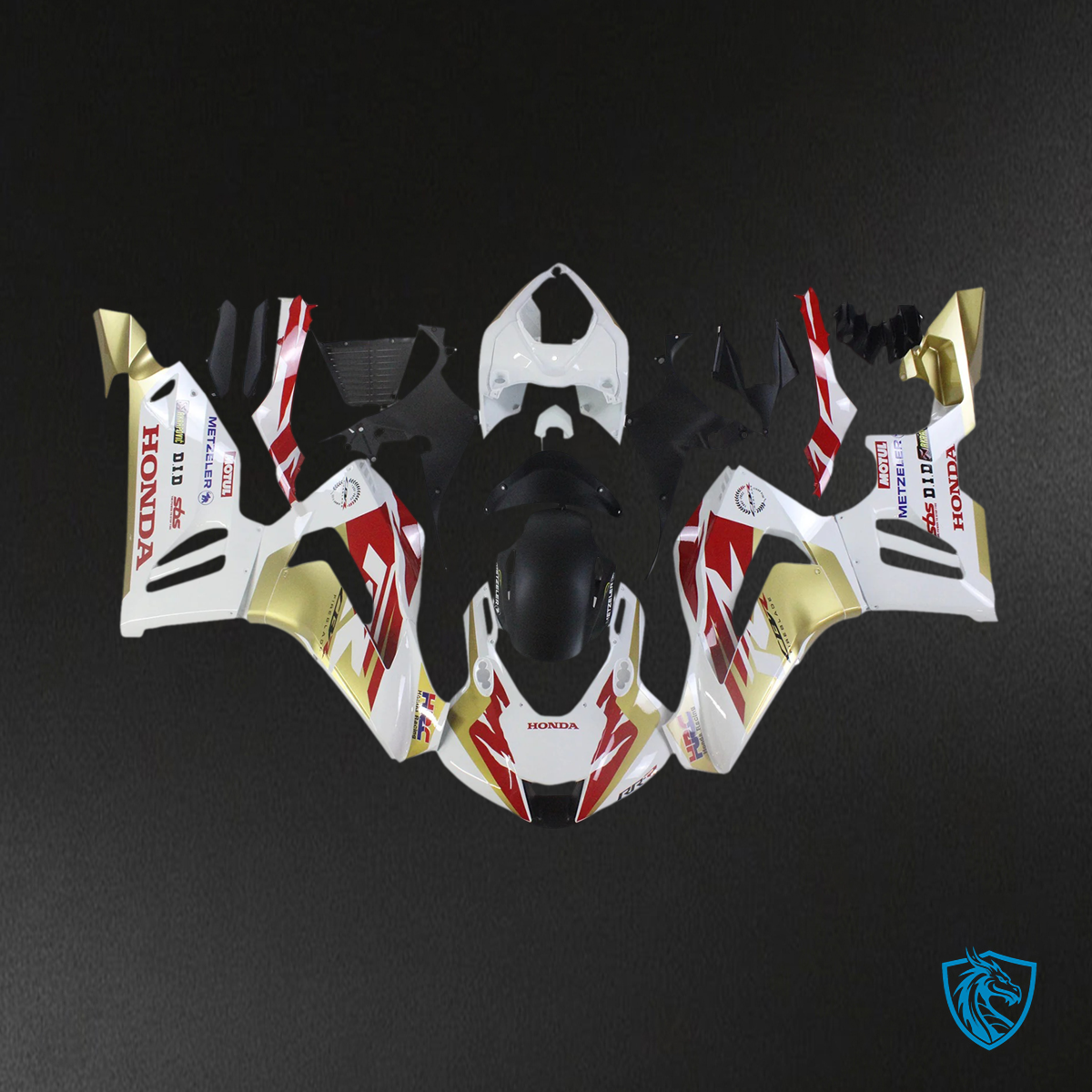 Honda CBR1000RR-R (2020-2023) Yellow & Red - Fairing Kit