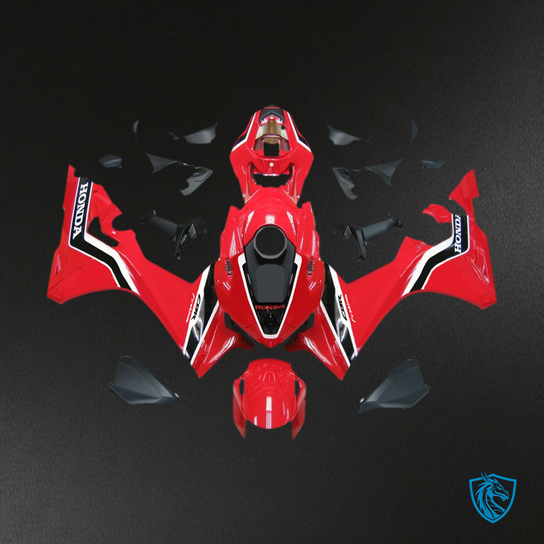 Honda CBR1000RR-R (2020-2023) Red - MERGEment Motorcycle Fairings Kit