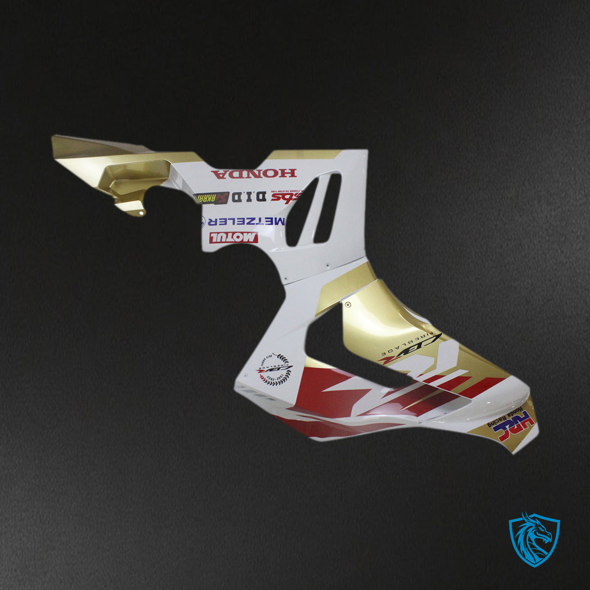 Honda CBR1000RR-R (2020-2023) White, Gold & Red fairing Kit | ABS Bodywork