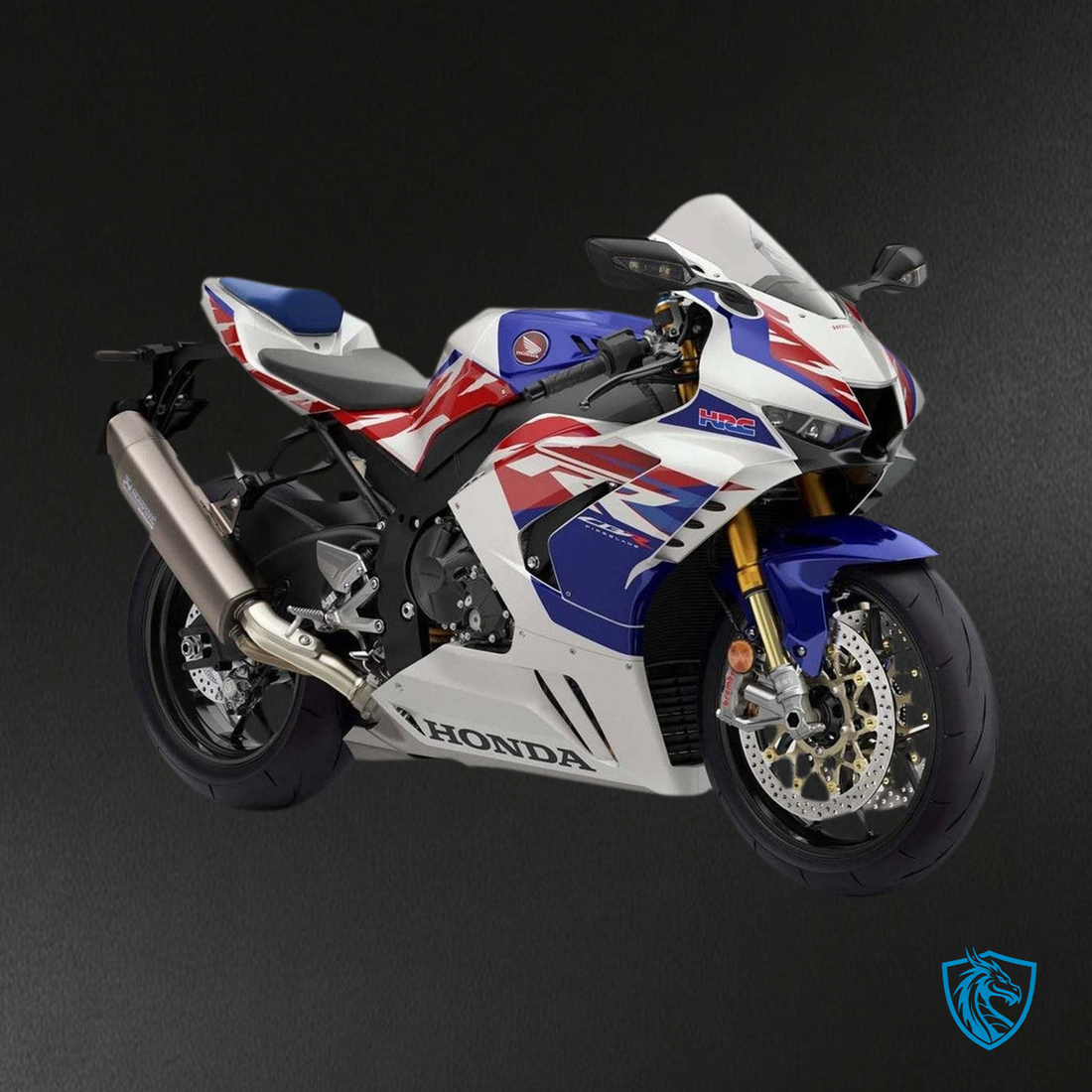 Honda CBR1000RR-R (2020-2023) White & Blue - MERGEment Motorcycle Fairings Kit