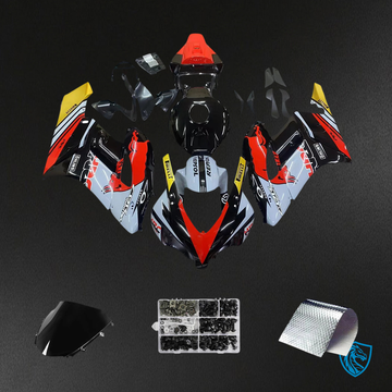 Honda CBR1000RR (2004-2005) Black Gray & Red - Fairing Kit