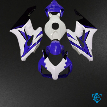 Honda CBR1000RR (2004-2005) Deep Blue, White & Black Gloss Fairings Kit | ABS Bodywork
