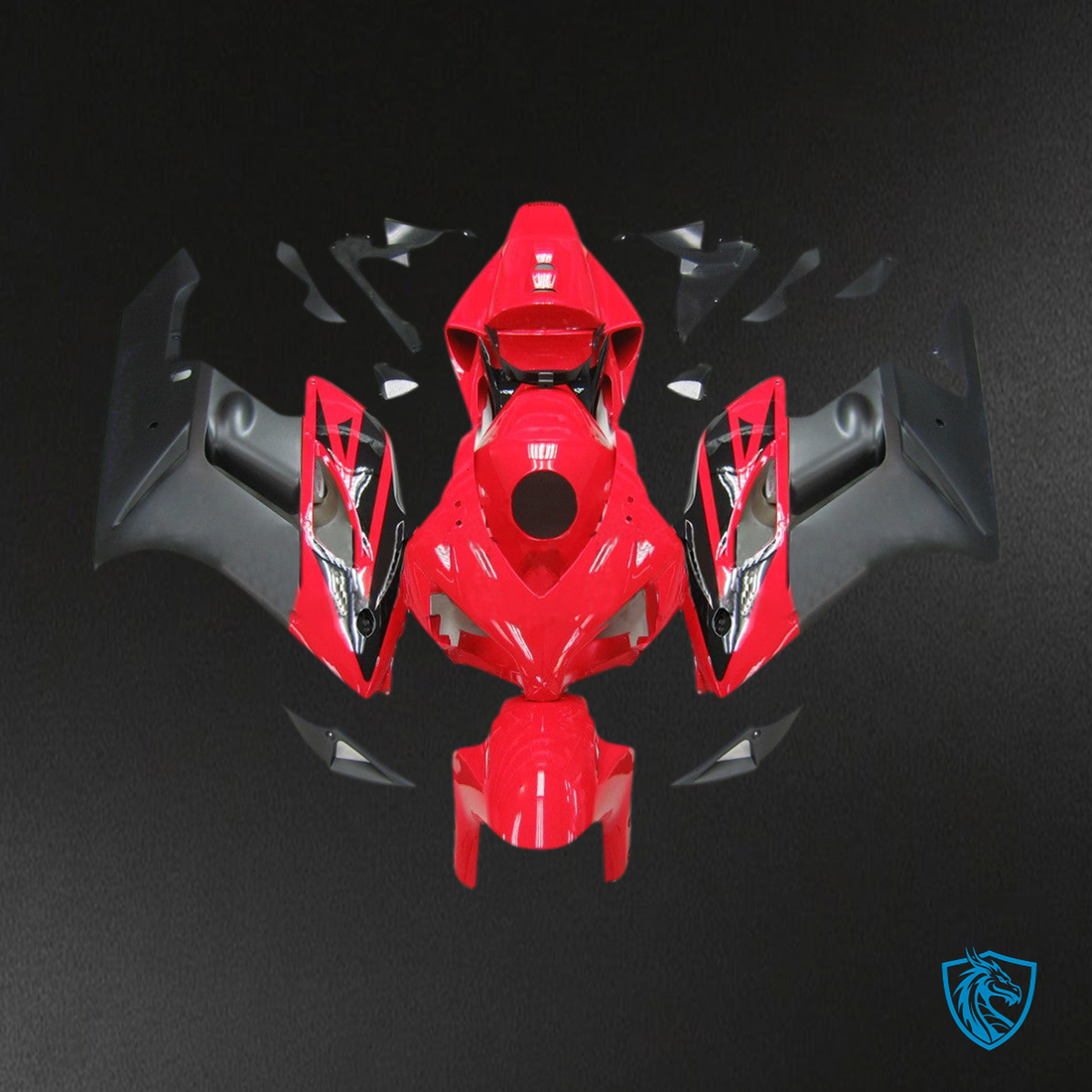 Honda CBR1000RR (2012-2016) Red & Black injection molded generic Fairing Kit | ABS Bodywork