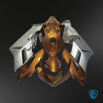 Honda CBR1000RR (2004-2005) Gloss Orange & Silver Motorcycle - Custom ABS Fairing Kit