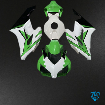 Honda CBR1000RR (2004-2005) Green, White & Black Gloss Fairings Kit | ABS Bodywork