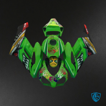 Honda CBR1000RR (2004-2005) Green Shark Motorcycle - MERGEment Motorcycle Fairings Kit