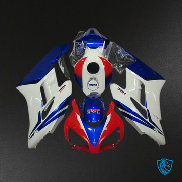 Honda CBR1000RR (2004-2005) Red, Blue & White HRC OEM Style - Replacement Motorcycle Fairings Kit