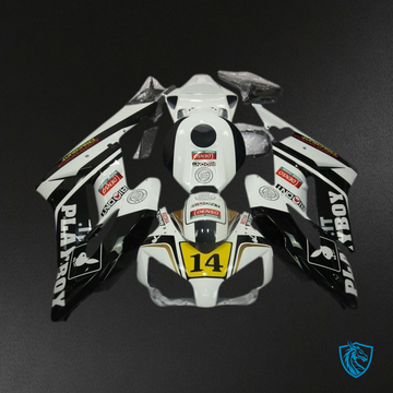 Honda CBR1000RR (2004-2005) White & Blac Playboy - Replacement Motorcycle Fairings Kit