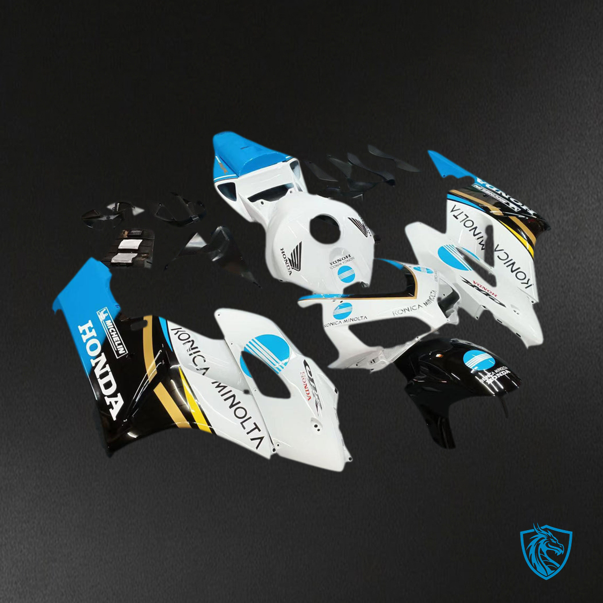 Honda CBR1000RR (2004-2005) MultiColor Konica Minolta Racing Generic Fairings Kit | ABS Bodywork