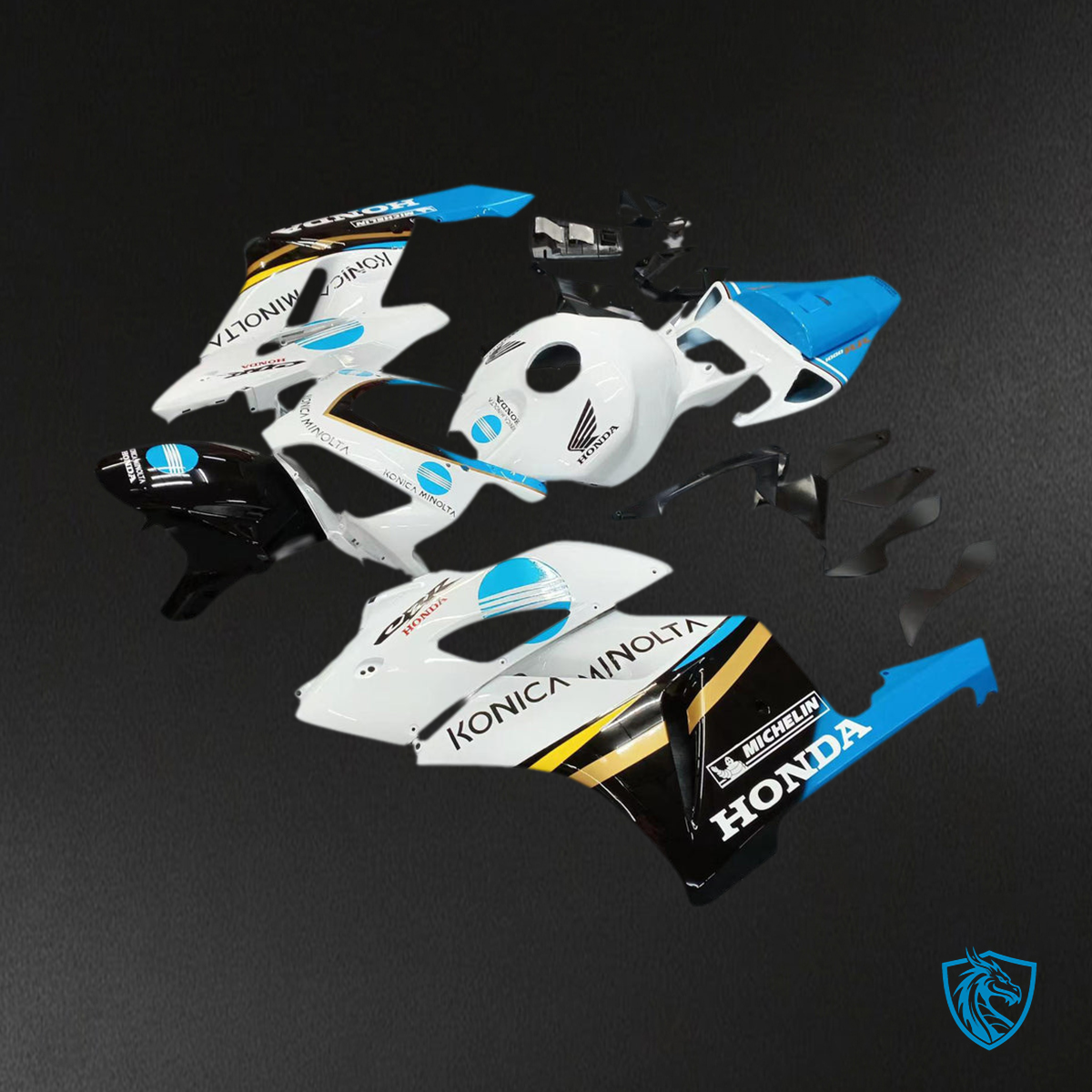 Honda CBR1000RR (2004-2005) MultiColor Konica Minolta Racing Generic Fairings Kit | ABS Bodywork