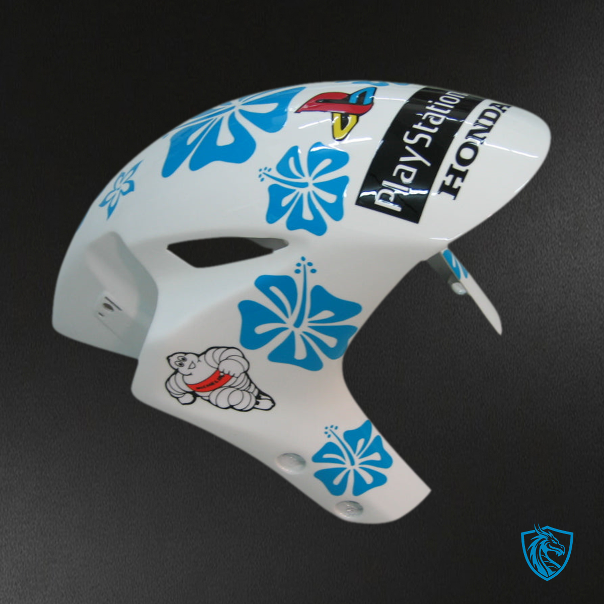 Honda CBR1000RR (2004-2005) MultiColor No. 46 Floral Racing Generic - Custom ABS Fairing Kit