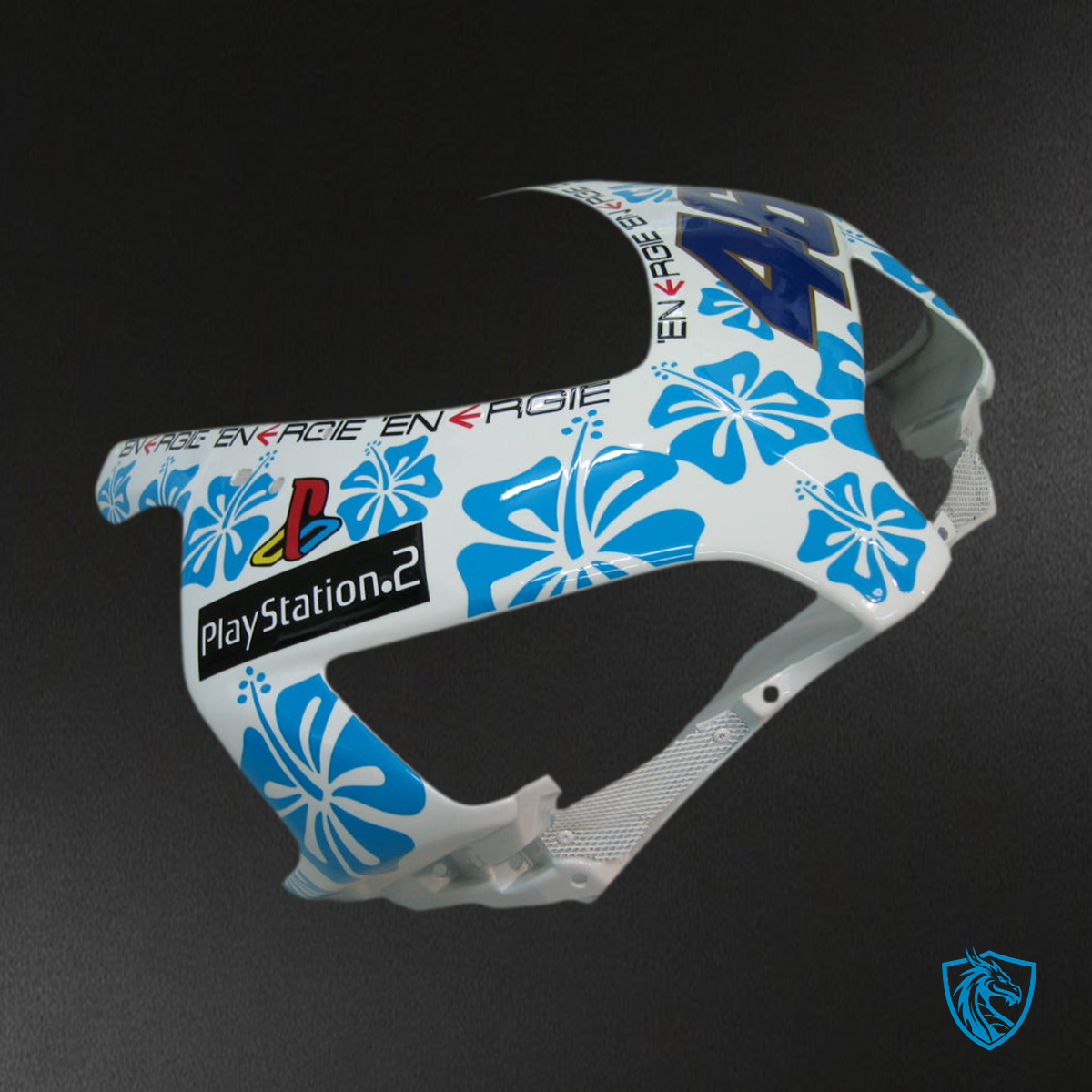 Honda CBR1000RR (2004-2005) MultiColor No. 46 Floral Racing Generic - Custom ABS Fairing Kit