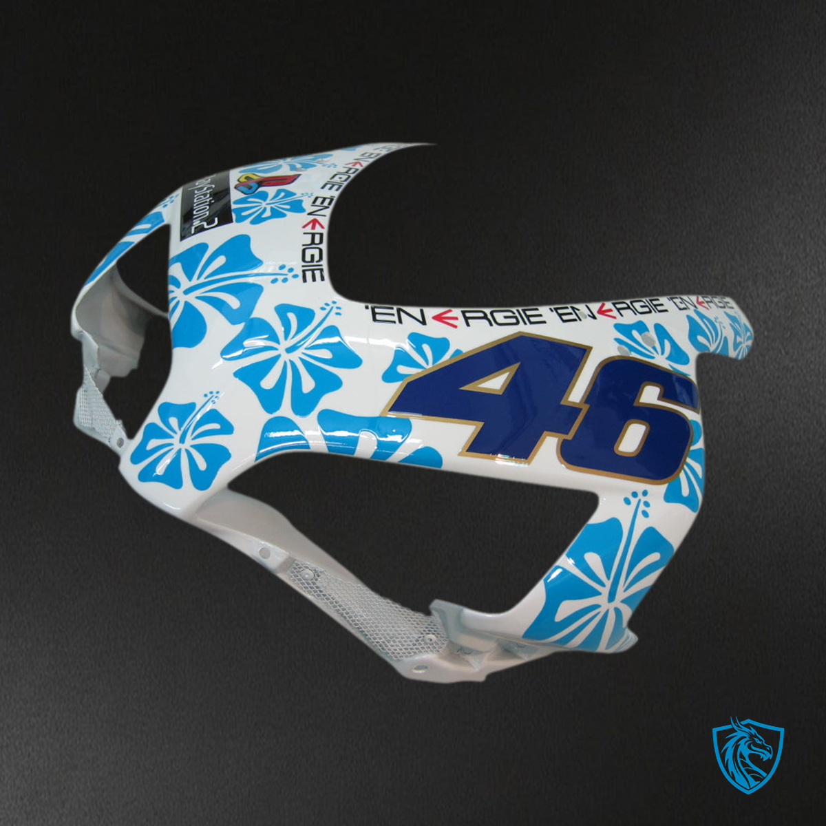 Honda CBR1000RR (2004-2005) MultiColor No. 46 Floral Racing Generic - Custom ABS Fairing Kit