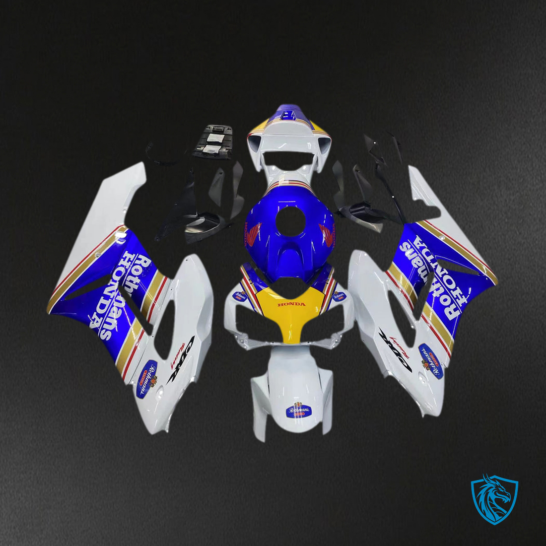 Honda CBR1000RR (2004-2005) Multicolor Rothmans - MERGEment Motorcycle Fairings Kit