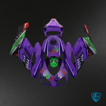 Honda CBR1000RR (2004-2005) Purple Shark 6 Motorcycle - Custom ABS Fairing Kit