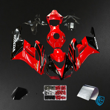Honda CBR1000RR (2004-2005) Red & Black Generic Fairings Kit | ABS Bodywork