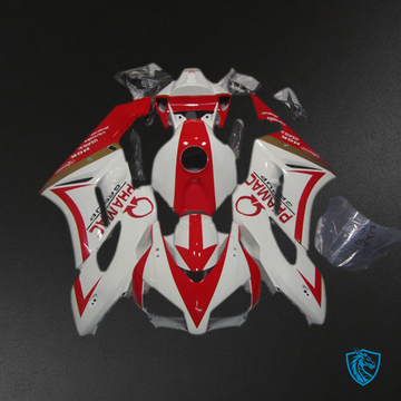 Honda CBR1000RR (2004-2005) Red & White Special Design Motorcycle Fairings Kit | ABS Bodywork