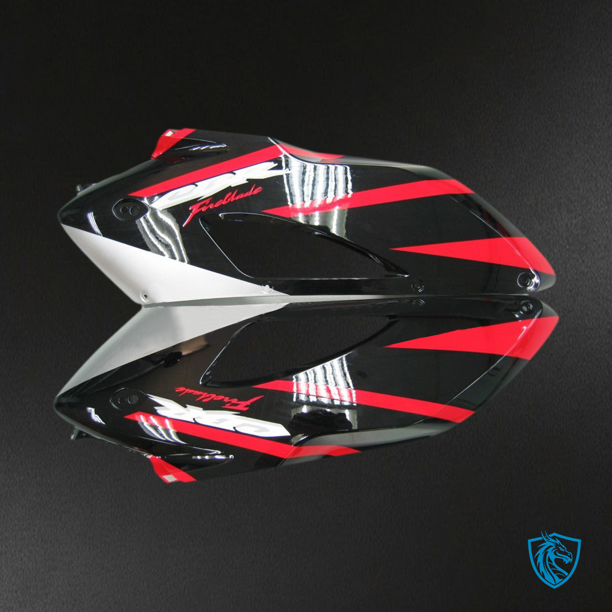 Honda CBR1000RR (2004-2005) Red, Silver & Black Generic Fairings Kit - Aftermarket ABS Bodywork