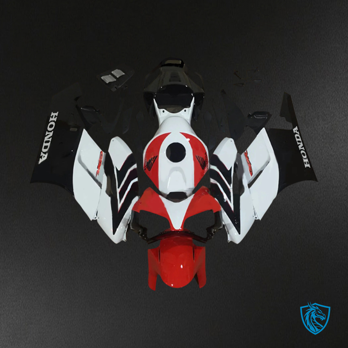 Honda CBR1000RR (2004-2005) Red & White Style4 - Fairing Kit
