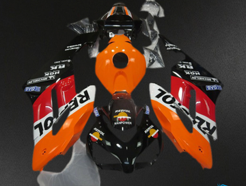 Honda CBR1000RR (2004-2005) Orange & Black Repsol - Replacement Motorcycle Fairings Kit