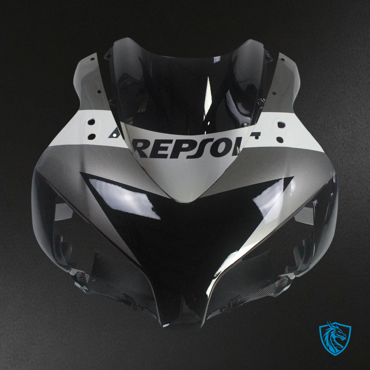 Honda CBR1000RR (2004-2005) Black & Silver - Fairing Kit