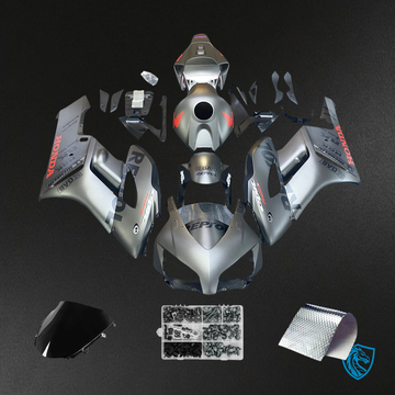 Honda CBR1000RR (2004-2005) Silver & Black - Fairing Kit