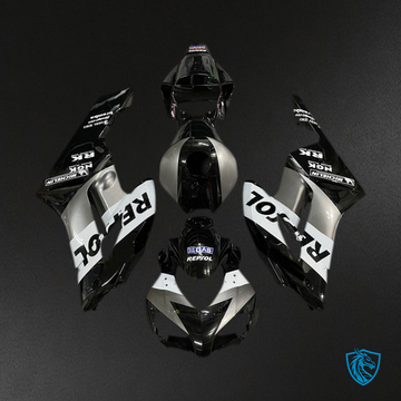 Honda CBR1000RR (2004-2005) Silver & Black Repsol - Replacement Motorcycle Fairings Kit
