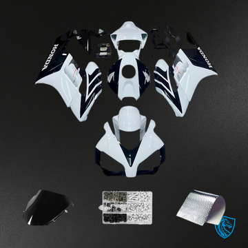 Honda CBR1000RR (2004-2005) White & Black Generic Fairings Kit - Aftermarket ABS Bodywork