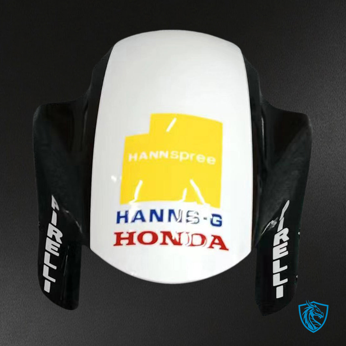 Honda CBR1000RR (2004-2005) White & Black Hannspree Generic Fairings Kit | ABS Bodywork
