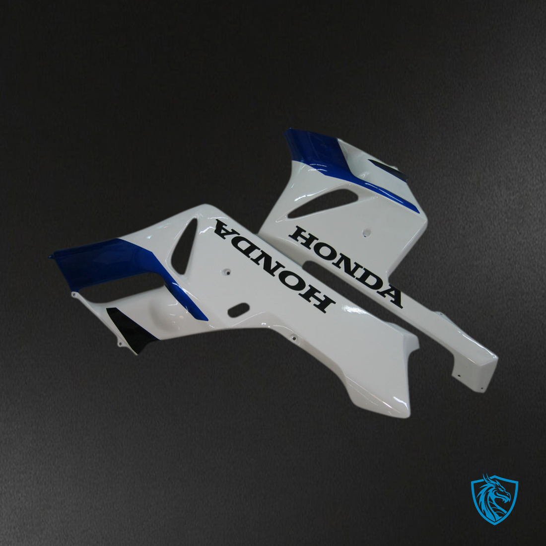 Honda CBR1000RR (2004-2005) White, Blue & Black Racing Generic - MERGEment Motorcycle Fairings Kit