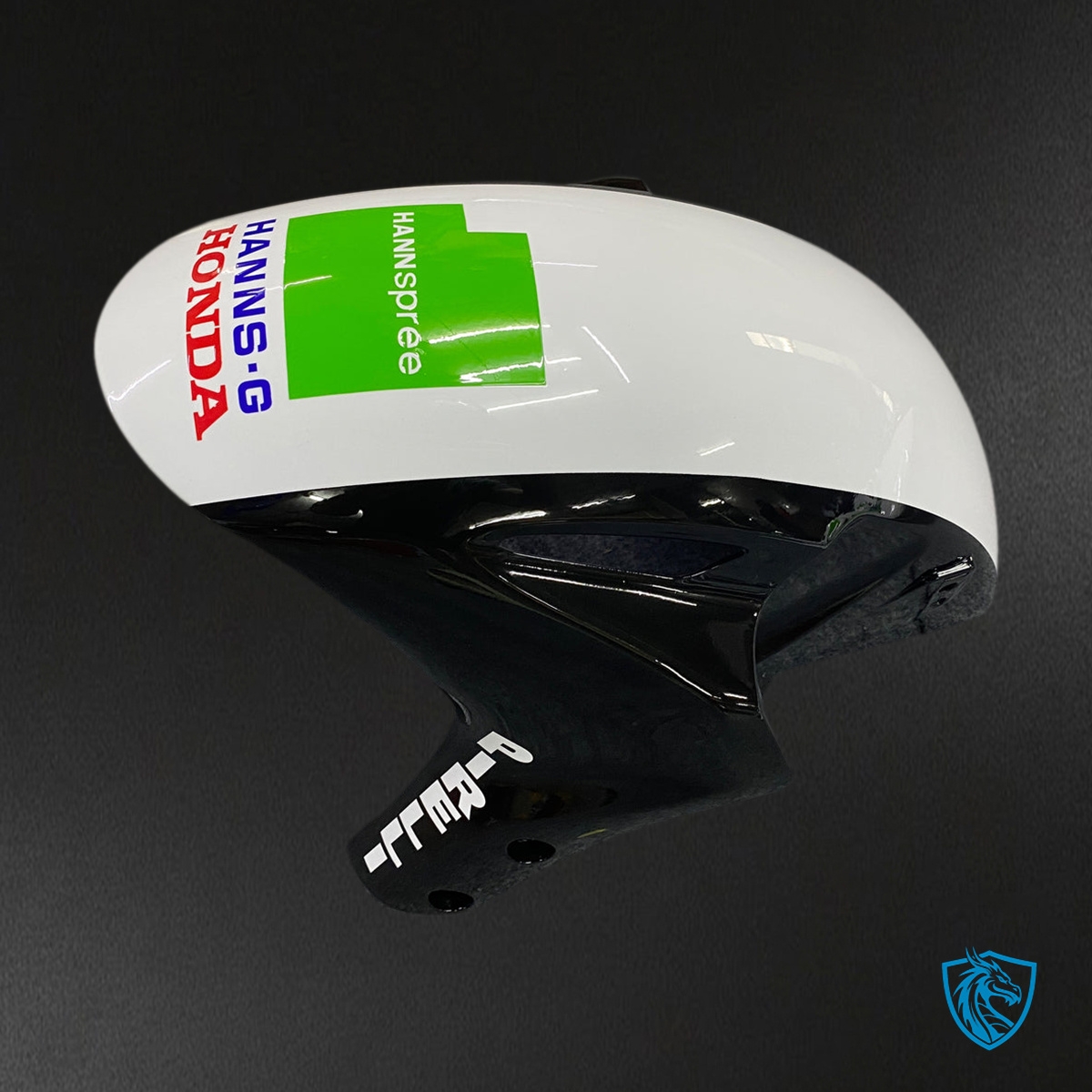 Honda CBR1000RR (2004-2005) White, Green & Black No. 52 Hannspree - Custom ABS Fairing Kit