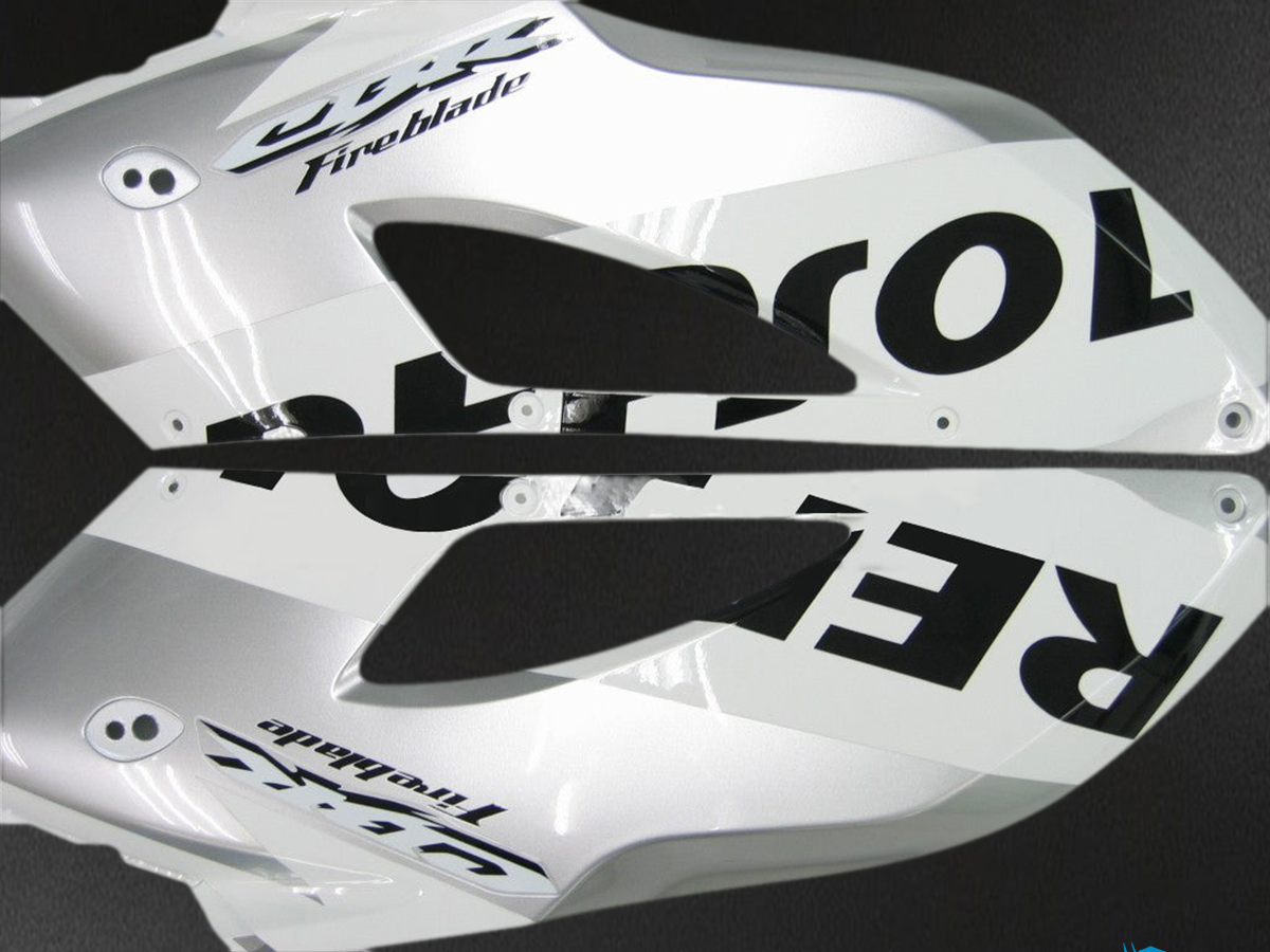 Honda CBR1000RR (2004-2005) White & Silver Repsol - MERGEment Motorcycle Fairings Kit