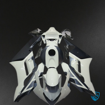Honda CBR1000RR (2004-2005) White & Black Motorcycle Fairings Kit - Aftermarket ABS Bodywork
