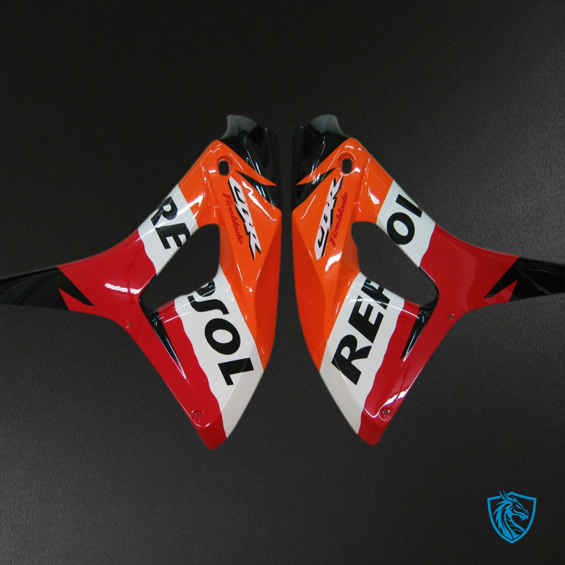 Honda CBR1000RR (2006-2007) Black & Orange Repsol Generic Fairings Kit | ABS Bodywork