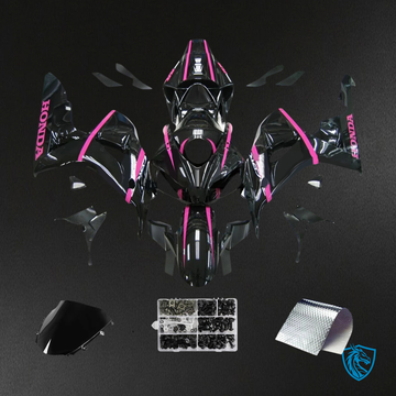 Honda CBR1000RR (2006-2007) Black & Pink - Fairing Kit