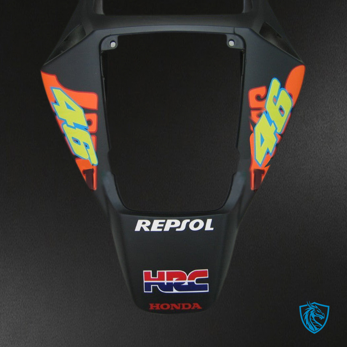 Honda CBR1000RR (2006-2007) Black & Orange Rossi - MERGEment Motorcycle Fairings Kit