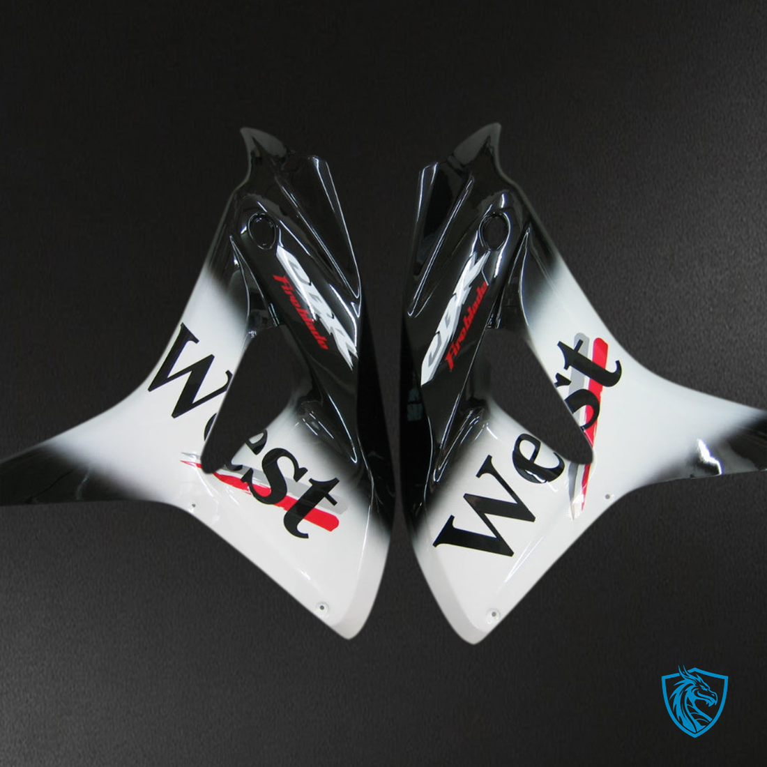 Honda CBR1000RR (2006-2007) Black West Generic Fairings Kit - Aftermarket ABS Bodywork