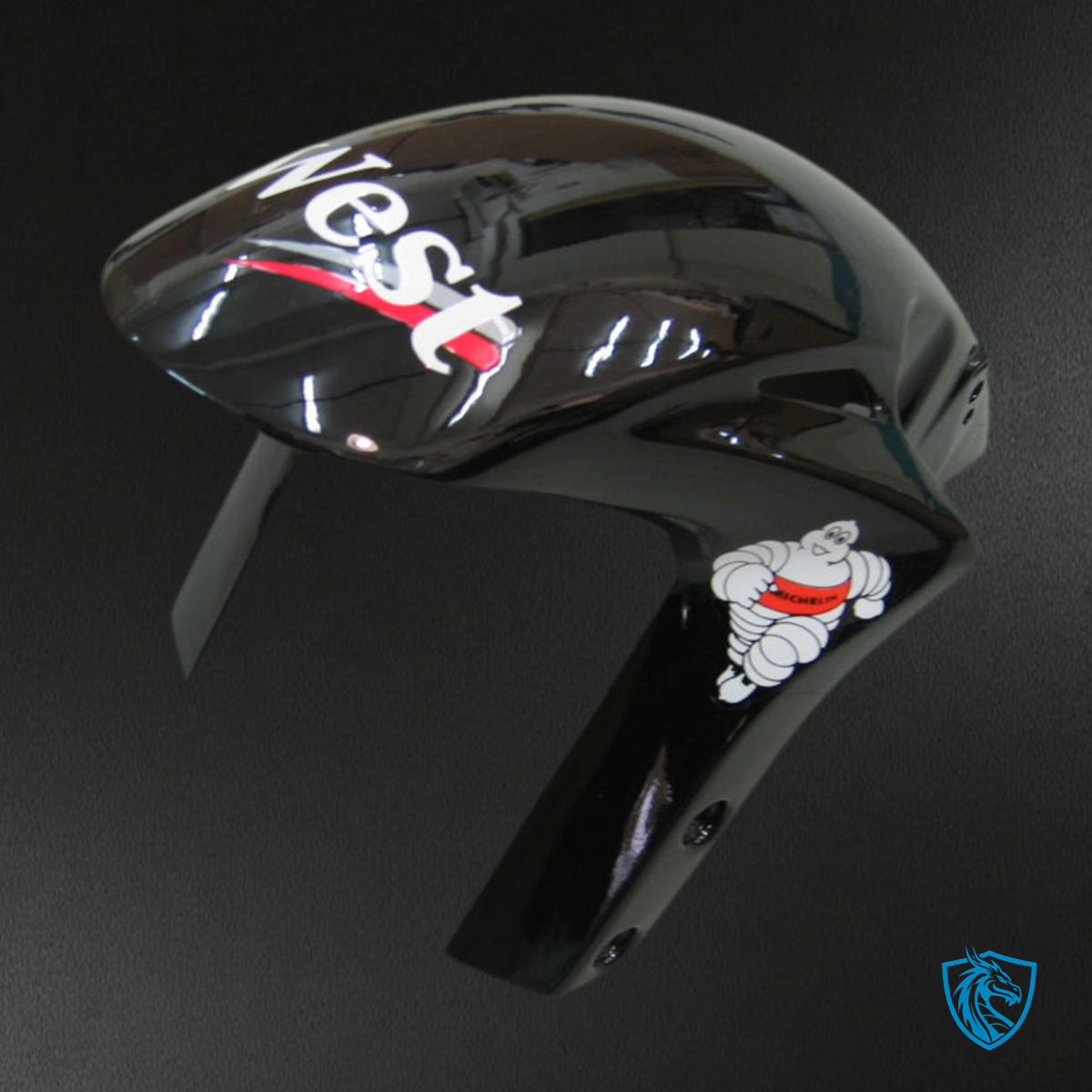 Honda CBR1000RR (2006-2007) Black West Generic Fairings Kit - Aftermarket ABS Bodywork