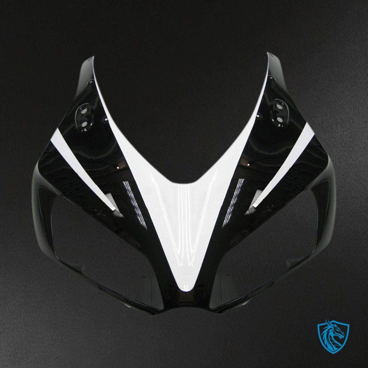 Honda CBR1000RR (2006-2007) Black & White Generic Fairings Kit - Aftermarket ABS Bodywork