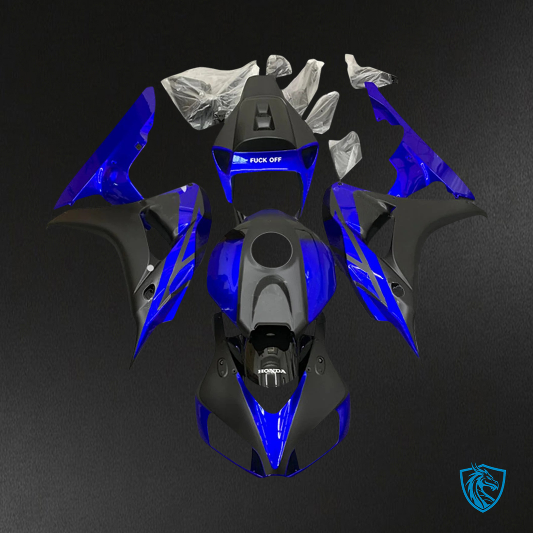 Honda CBR1000RR (2006-2007) Blue & Black - Fairing Kit