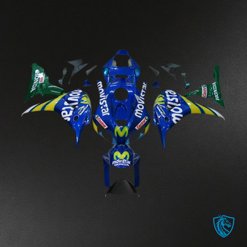 Honda CBR1000RR (2006-2007) Blue & Green Movistar - MERGEment Motorcycle Fairings Kit