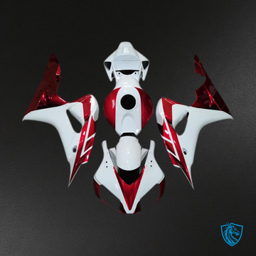 Honda CBR1000RR (2006-2007) Candy Red & White Motorcycle Fairings | ABS Bodywork