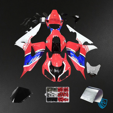 Honda CBR1000RR (2006-2007) White Black Red & Blue - Fairing Kit