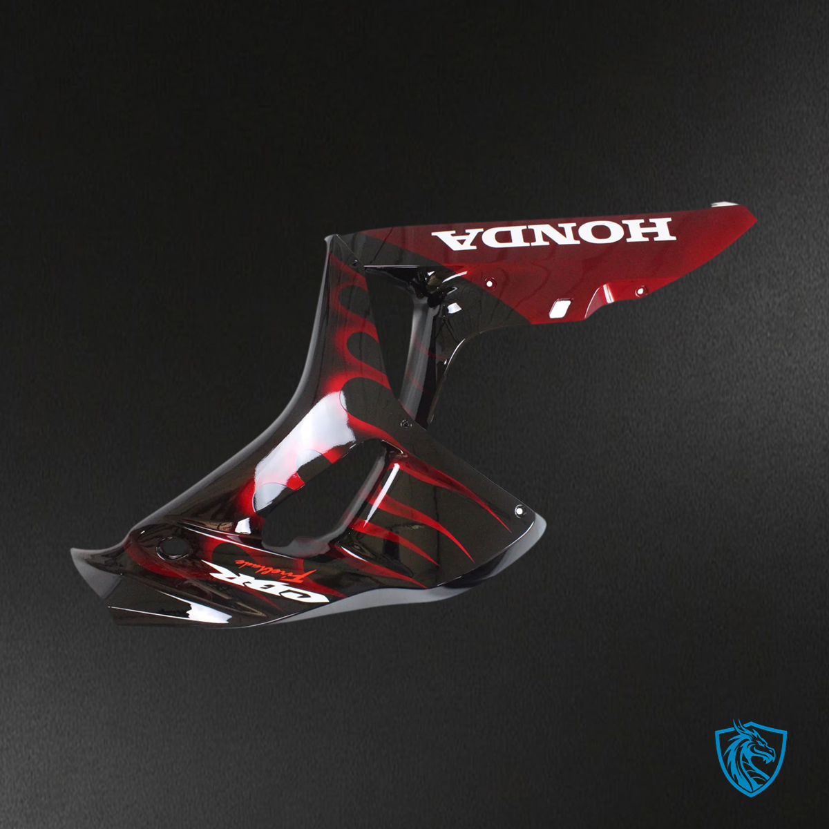 Honda CBR1000RR (2006-2007) Flame Racing Black & Red - Fairing Kit